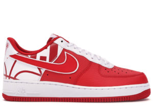 Nike Air Force 1 Low Logo Pack University Red University Red/White (823511-608)