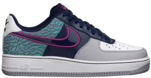 Nike Air Force 1 Low Midnight Navy Fusion Pink Midnight Navy/Midnight Navy-Fusion Pink (488298-417)