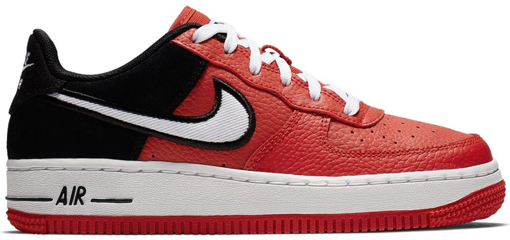 Nike Air Force 1 Low Mystic Red Black (GS) Mystic Red/White-Black (AV0743-600)