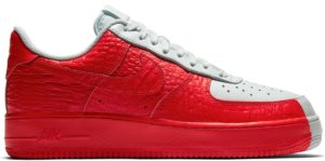 Nike Air Force 1 Low Split Grey Red Barely Grey/Habanero Red (905345-005)