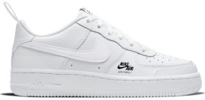 Nike Air Force 1 Low White Grey Fog (GS) White/Grey Fog-Black-White (CV9604-100)