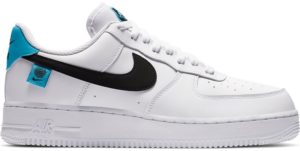 Nike Air Force 1 Low Worldwide White Blue Fury Black White/Blue Fury-Black (CK7648-100)