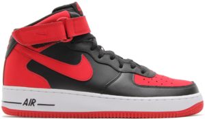 Nike  Air Force 1 Mid Bred Black/Gym Red-White (315123-029)
