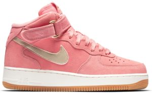 Nike Air Force 1 Mid Bright Melon (W) Bright Melon/Metallic Gold Star-Sail (818596-800)
