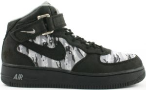 Nike Air Force 1 Mid Nort Recon Black/Black-Neutral Grey-Medium Grey (309040-001)