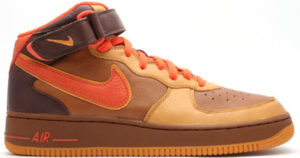 Nike Air Force 1 Mid PRM QK Thanksgiving Hazelnut/Orange Blaze-Chutney (315581-281)
