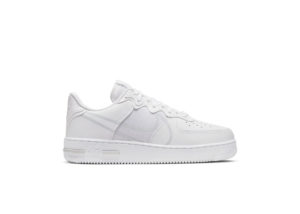 Nike Air Force 1 React White White/Pure Platinum (CT1020-101)
