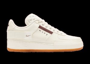 Nike Air Force 1 Type Sail Gum Sail/Ivory-Earth Brown-Gum Medium Brown (CJ1281-100)