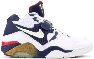 Nike Air Force 180 Olympic (2004) White/Midnight Navy-Varsity Red-Metallic Gold (310095-141)