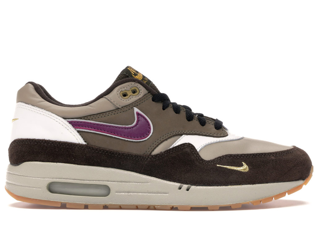 Nike Air Max 1 B Atmos Viotech Khaki/Viotech-Dark Mocha-Metallic Gold (302740-251)