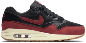 Nike Air Max 1 Black Red Sail (W) (599820-018)