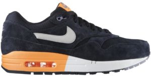 Nike Air Max 1 Dark Obsidian Atomic Orange Dark Obsidian/Metallic Silver-Atomic-Orange (512033-400)