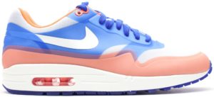 Nike Air Max 1 Hyperfuse Hyper Blue Total Crimson (W) Pure Platinum/Sail-Hyper Blue-Total Crimson (579758-001)