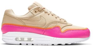 Nike Air Max 1 Liner Tan (W) Tan/Pink-Orange (881101-202)