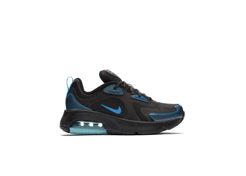 Nike Air Max 200 Black Blue Hero (GS) Black/Aurora/White (CQ4009-001)