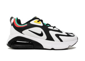 Nike  Air Max 200 Rasta White/Black-Bright Crimson-University Gold-Lucid Green (AQ2568-101)