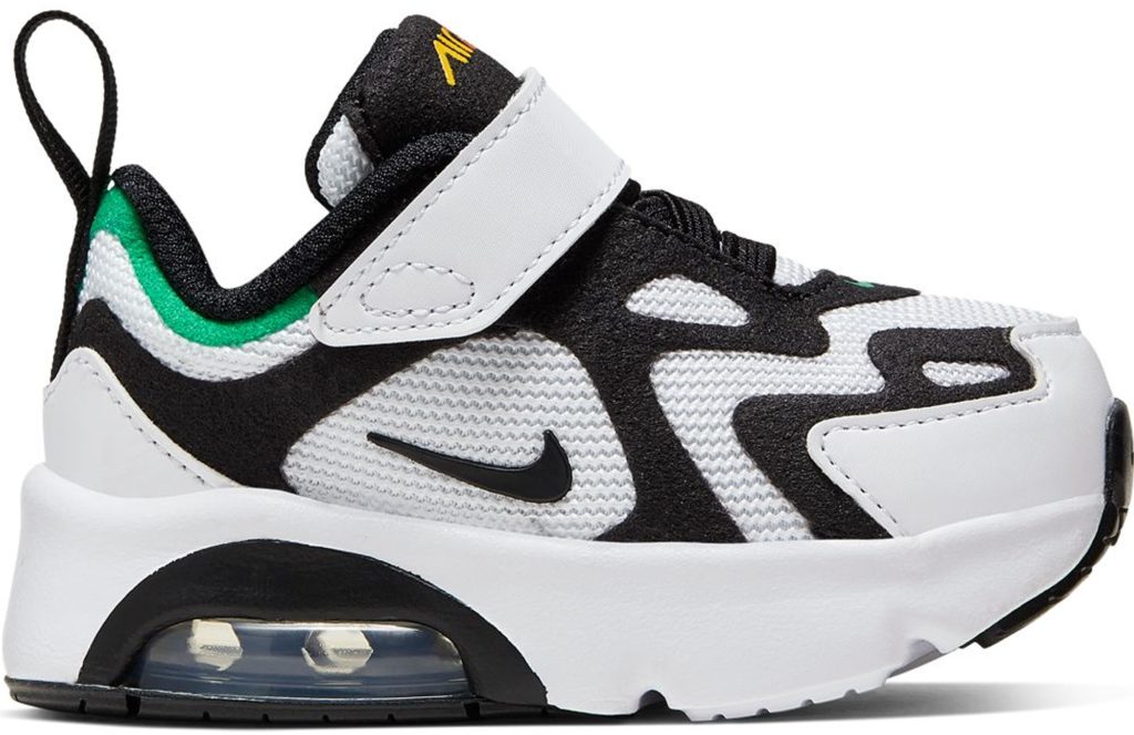 Nike Air Max 200 Rasta (TD) White/Bright Crimson-University Gold-Black (AT5629-100)