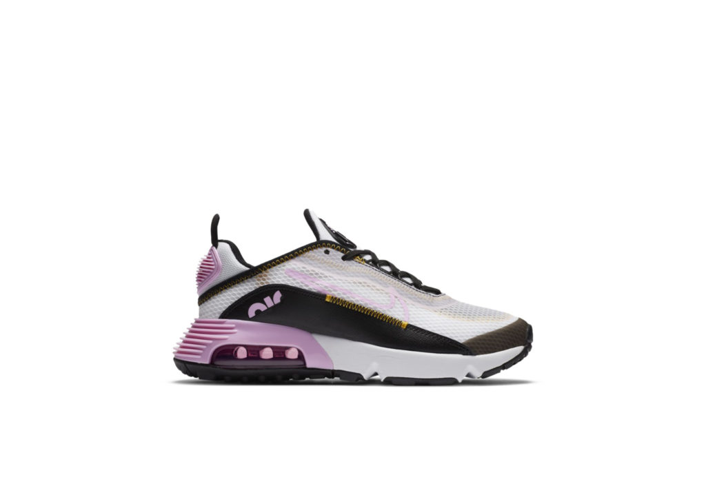 Nike Air Max 2090 White Light Arctic Pink (GS) White/Black/Dark Sulfur (CJ4066-104)