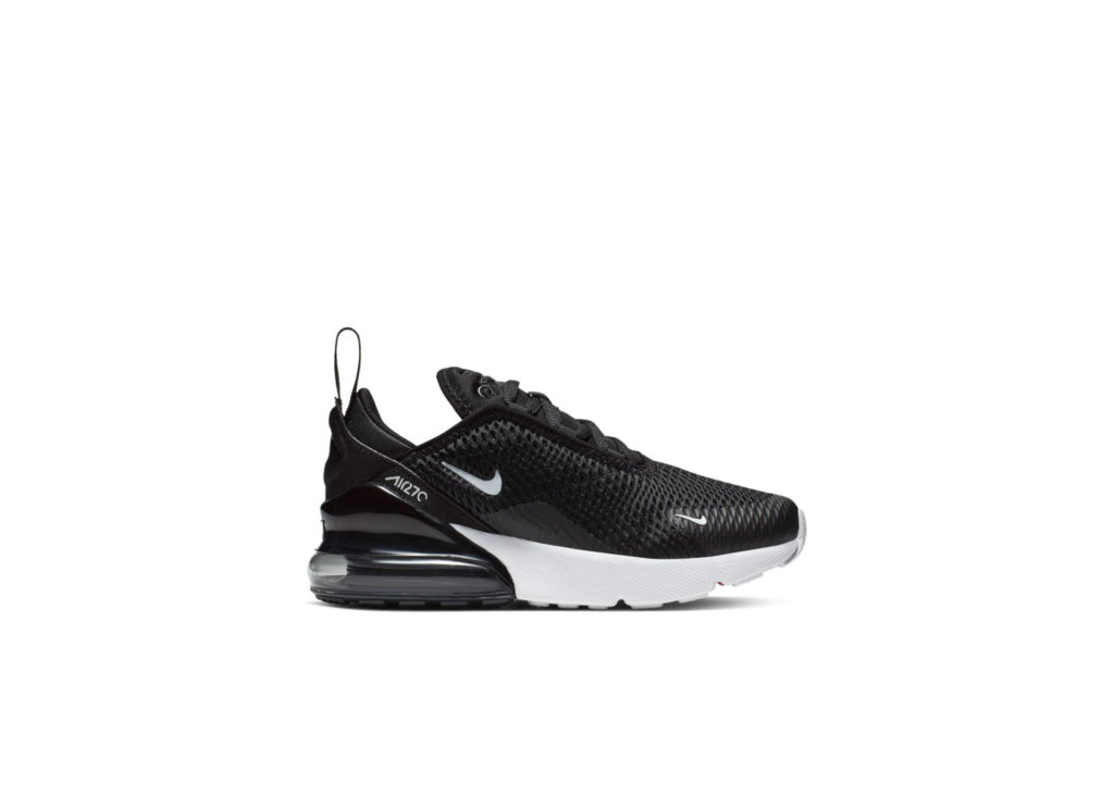 Nike Air Max 270 Black (PS) Black/Anthracite/White (AO2372-001)