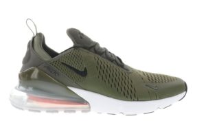 Nike Air Max 270 Medium Olive Medium Olive/Black-Total Orange-White (AH8050-201)