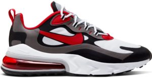 Nike  Air Max 270 React Black Iron Grey University Red Black/White-Iron Grey-University Red (CI3866-002)