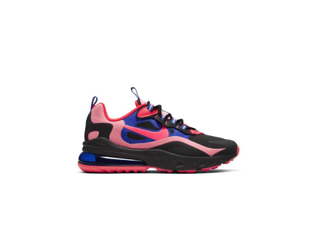 Nike Air Max 270 React Sunset Pulse (GS) Black/Racer Blue/Sunset Pulse (CT1579-001)
