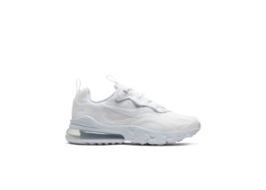 Nike Air Max 270 React White (GS) White/Metallic Silver/White (BQ0103-100)