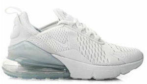 Nike  Air Max 270 White Metallic Silver (GS) White/Metallic Silver/White (943345-103)