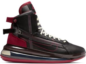 Nike Air Max 720 Strn Black Team Red Black/Team Red-Thunder Grey-Sail (AO2110-004)