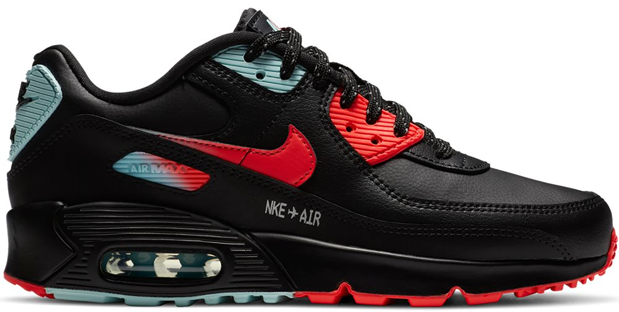 air max 90 black bright crimson