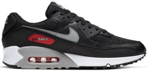 Nike Air Max 90 Black Red Black/Grey-Red (CW7481-002)