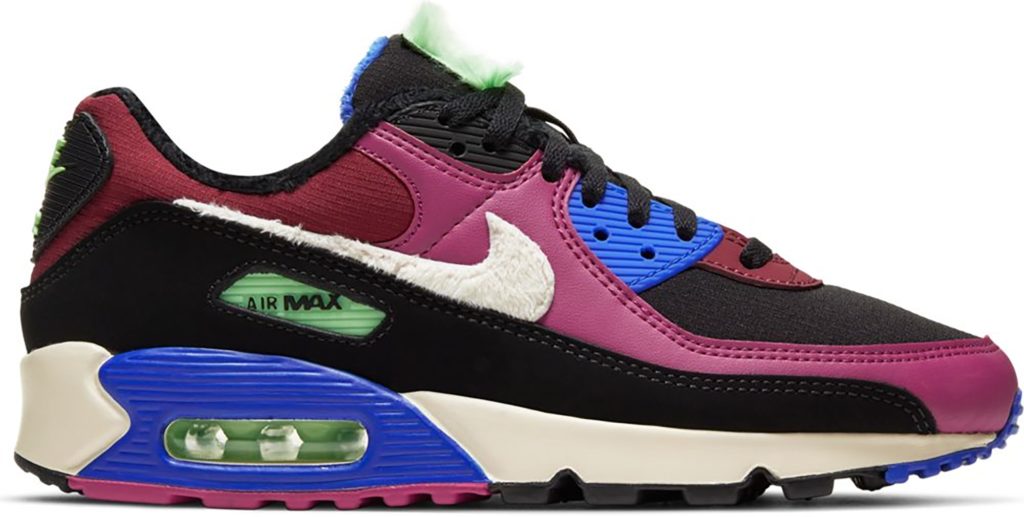 Nike Air Max 90 Cactus Flower Dark Beetroot (W) Cactus Flower/Black-Dark Beetroot-Fossil (CT1891-500)