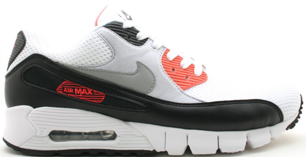 Nike Air Max 90 Current Infrared White/Medium Grey-Black-Infrared (326861-101)