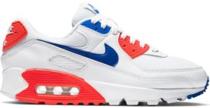 Nike  Air Max 90 Ultramarine 2020 (W) White/Flash Crimson-Racer Blue (CT1039-100)