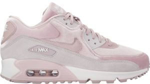 Nike Air Max 90 Velvet Particle Rose (W) Particle Rose/Particle Rose-Vast Grey (898512-600)