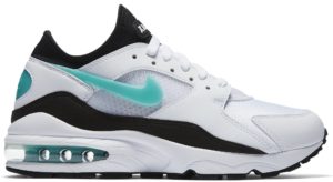 Nike  Air Max 93 Menthol 2018 (W) White/Sport Turquoise-Black (307167-100)