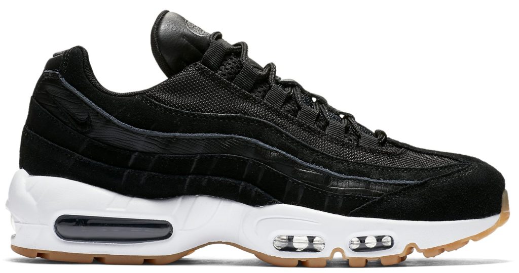Nike Air Max 95 Exotic Skins Black Gum Black/Black-Dark Grey-White (538416-016)