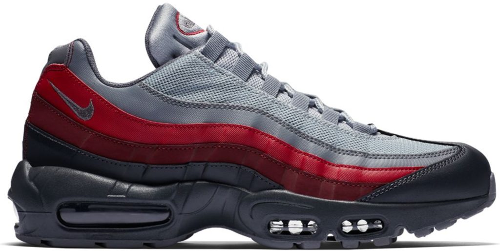 Nike Air Max 95 Grey Team Red Anthracite/Cool Grey-Wolf Grey-Team Red (749766-025)