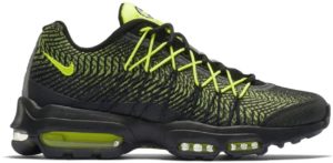 Nike  Air Max 95 Jacquard Black Volt Black/Volt-Drk Grey-Mttlc Slvr (749771-007)