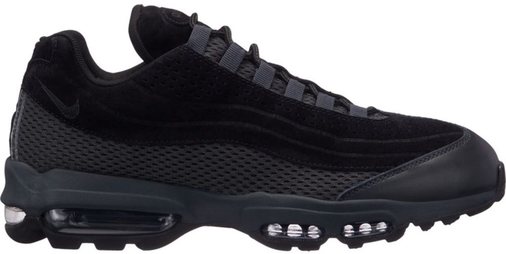 Nike Air Max 95 Ultra Premium Breathe Triple Black Black/Black-Anthracite-Volt (AO2438-002)