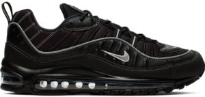 Nike Air Max 98 Black Oil Grey Black/Oil Grey-Vast Grey-Metallic Silver (640744-013)