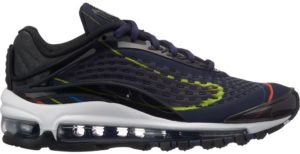 Nike  Air Max Deluxe Black Midnight Navy (GS) Black/Black-Midnight Navy-Reflect Silver (AR0115-001)