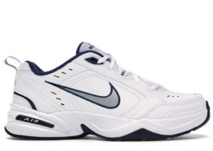 Nike Air Monarch IV White Navy White/Metallic Silver (415445-102)