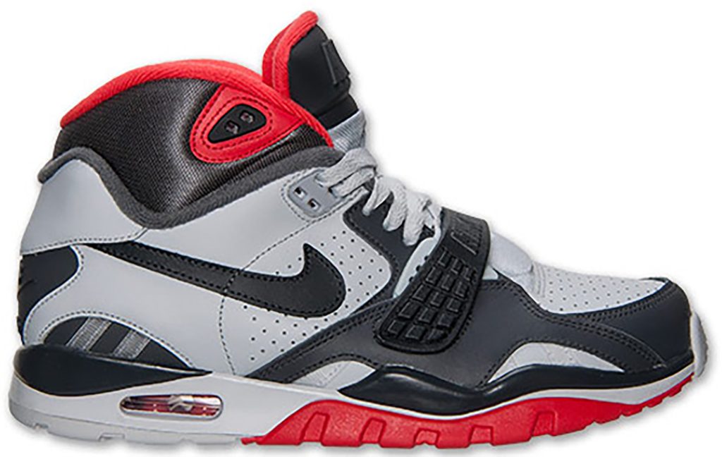 Nike Air Trainer SC 2 Dark Grey Red (GS) Pure Platinum/Dark Grey-Cool Grey-Anthracite (631488-002)