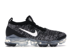 Nike Air VaporMax Flyknit 3 Oreo (W) Black/White-Metallic Silver (AJ6910-001)