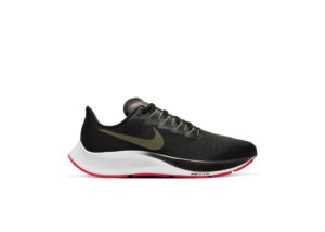 Nike Air Zoom Pegasus 37 Black Olive Aura Black/Olive Aura-Laser Crimson-Medium Olive (BQ9646-004)