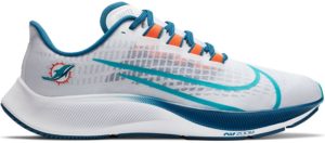 Nike Air Zoom Pegasus 37 Miami Dolphins White/Pure Platinum-Marina-Turbo Green (CZ5446-100)