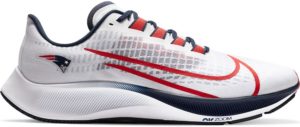 Nike Air Zoom Pegasus 37 New England Patriots White/Pure Platinum-College Navy-University Red (CZ5456-100)