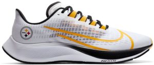 Nike Air Zoom Pegasus 37 Pittsburgh Steelers White/Pure Platinum-Black-University Gold (CZ5463-100)