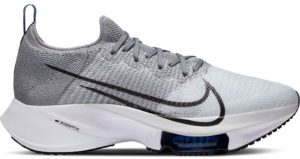 Nike Air Zoom Tempo Next% Particle Grey White Particle Grey/Pure Platinum-Bright Crimson-White (CI9923-002)